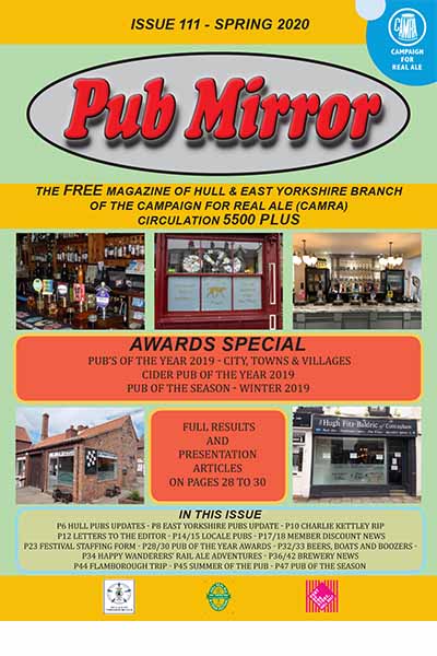 Pub Mirror - HULL & EAST YORKSHIRE BRANCH
